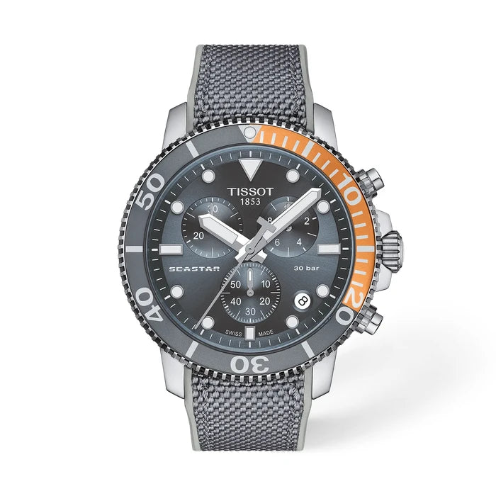 Tissot Seastar 1000 45.5mm Grey Watch T1204171708101