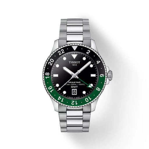 Tissot Seastar 1000 Gmt 40Mm T1208521105100 Black Men's Watch_1