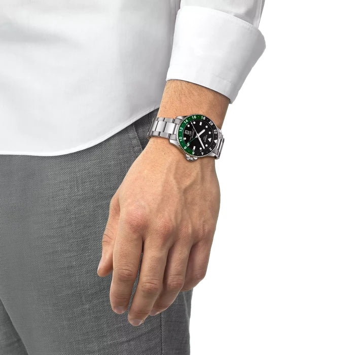 Tissot Seastar 1000 Gmt 40Mm T1208521105100 Black Men's Watch_5
