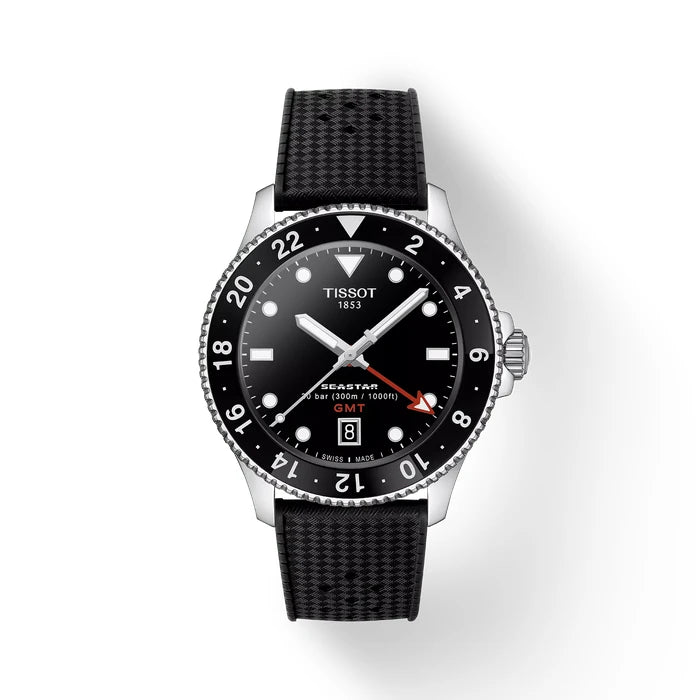 Tissot Seastar 1000 Gmt 40Mm T1208521705100 Black Men's Watch_1