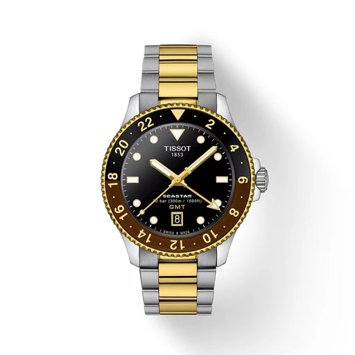 Tissot Seastar 1000 Gmt 40Mm T1208522205100 Black Men's Watch_1