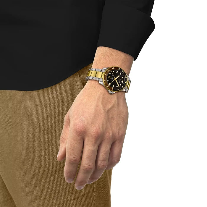 Tissot Seastar 1000 Gmt 40Mm T1208522205100 Black Men's Watch_5