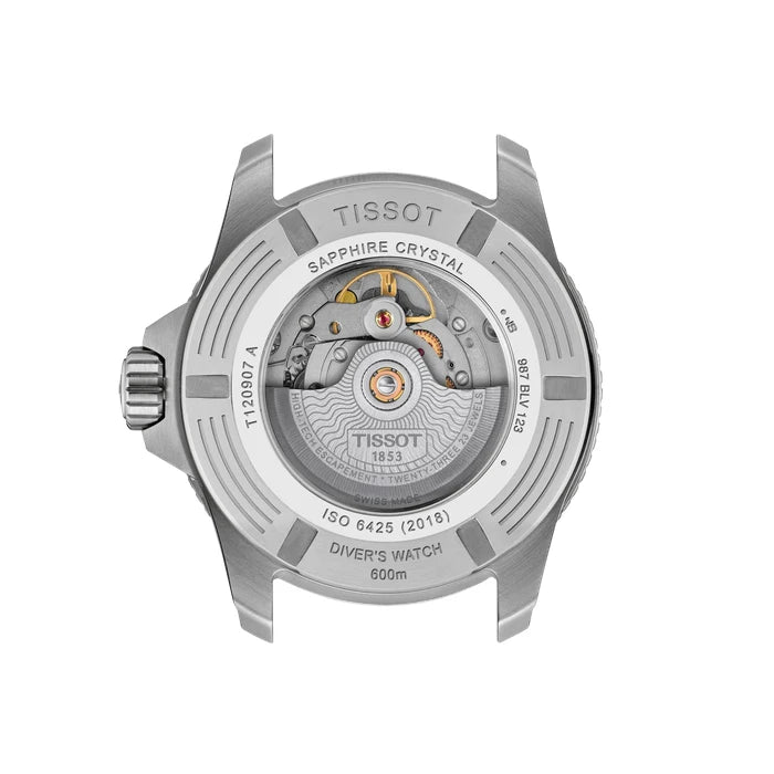 Tissot Seastar 2000 Professional 44mm Grey gradient Watch T1209071105100