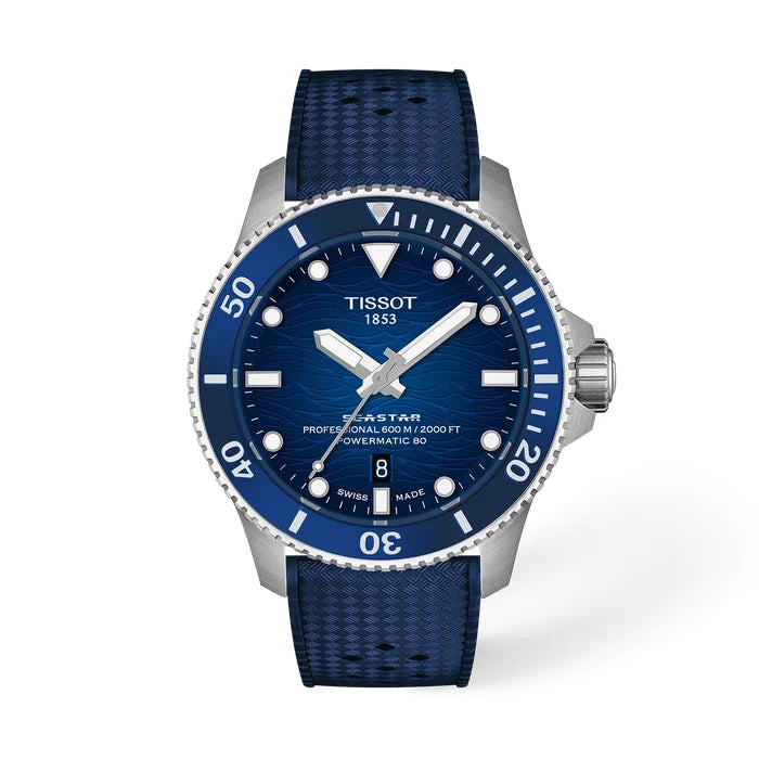 Tissot Seastar 2000 Professional 44mm Blue gradient Watch T1209071704100