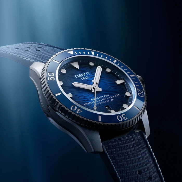 Tissot Seastar 2000 Professional 44mm Blue gradient Watch T1209071704100