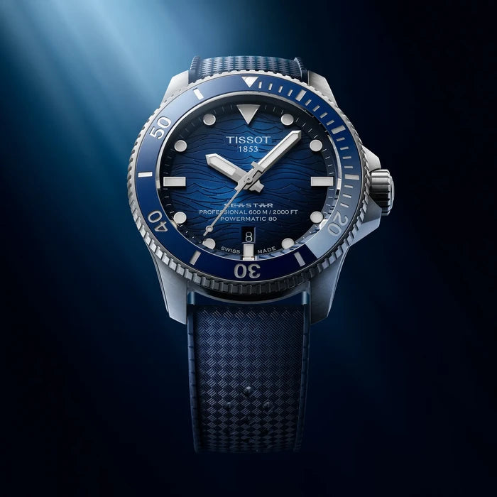 Tissot Seastar 2000 Professional 44mm Blue gradient Watch T1209071704100