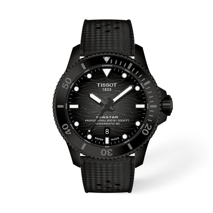 Tissot Seastar 2000 Professional 44mm Grey gradient Watch T1209073705100