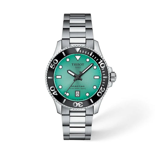 Tissot Seastar 1000 36mm Turquoise Women's Watch T1202101109100_1