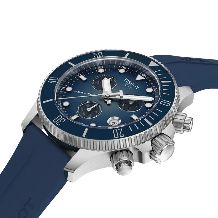 Tissot Seastar 1000 38mm Blue gradient Men's Watch T1202171704100_5