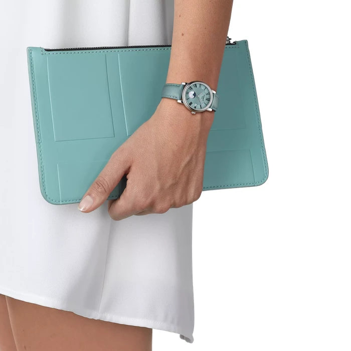 Tissot Carson Premium 32Mm T1222231635300 Light blue Women's Watch_5