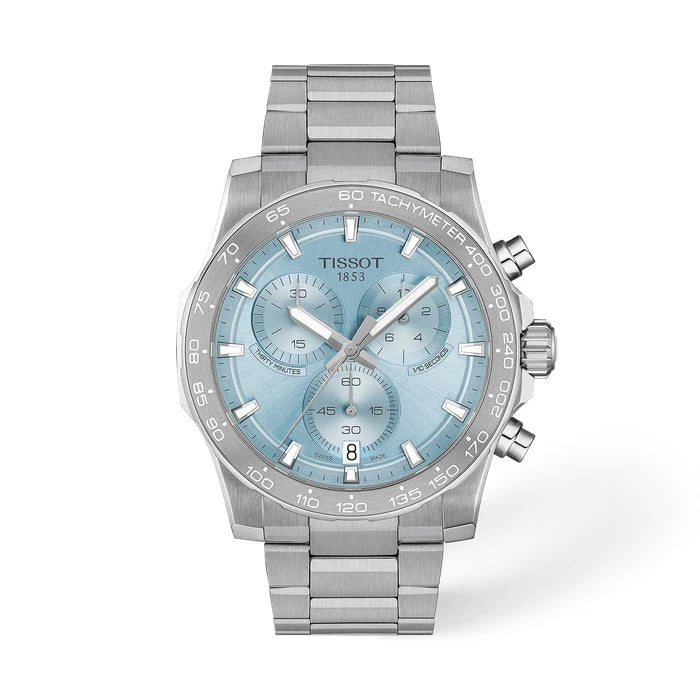 Tissot Supersport Chrono 42mm Ice blue Watch T1254171135100