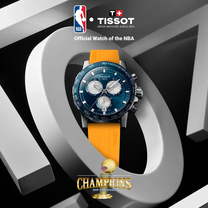 Tissot Supersport New York Knicks NBA 2026 Championship Special Edition Blue Watch T1256171104101
