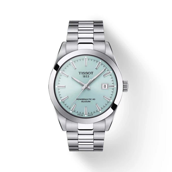Tissot Gentleman 40Mm T1274071135100 Ice blue Men's Watch_1