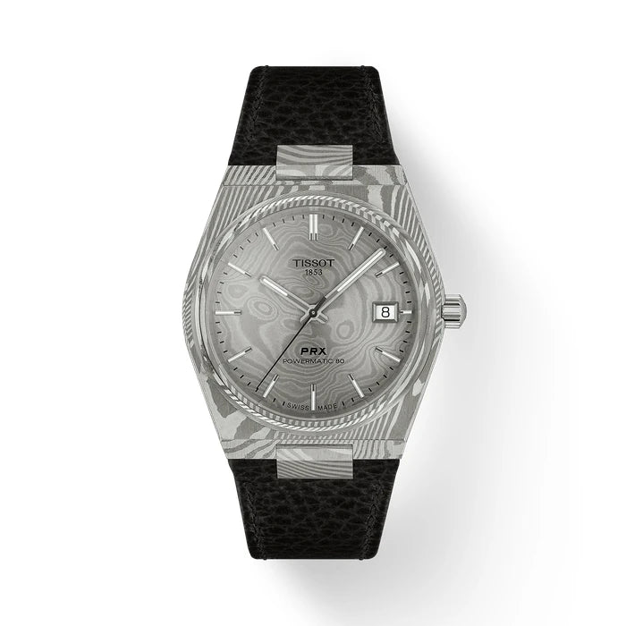 Tissot Prx Damascus Steel 38Mm T1378079608100 Grey Unisex Watch_1