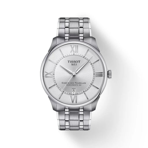 Tissot Chemin Des Tourelles 42Mm T1394071103800 Silver Men's Watch_1