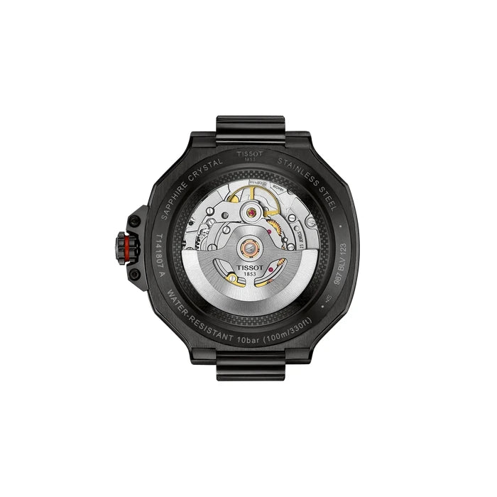 Tissot T-Race 41Mm T1418073705700 Black Men's Watch_3