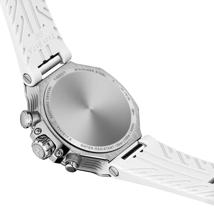 Tissot T-Race 38Mm T1418179711100 White mother-of-pearl Unisex Watch_7