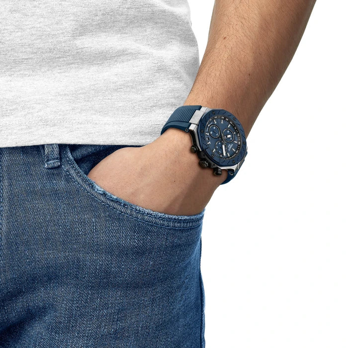 Tissot T-Race 45mm Blue Men's Watch T1414172704100_5