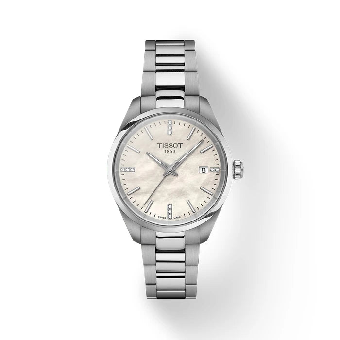 Tissot Pr 100 34Mm T1502101111600 White mother-of-pearl Women's Watch_1