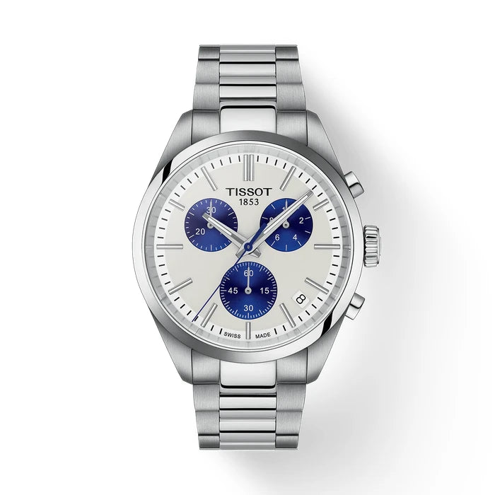 Tissot Pr 100 40Mm T1504171101100 White Men's Watch_1