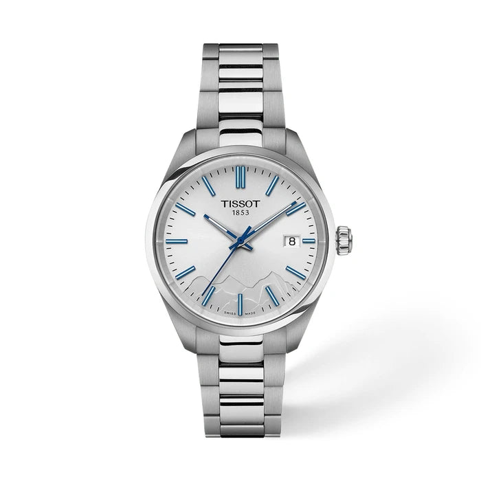Tissot PR 100 Jungfraubahn 34mm Silver Men's Watch T1502101103101_1
