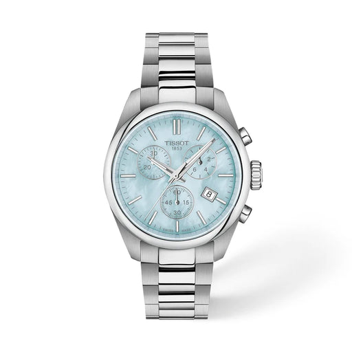 Tissot PR 100 36mm Blue mother-of-pearl Women's Watch T1502171113100_1