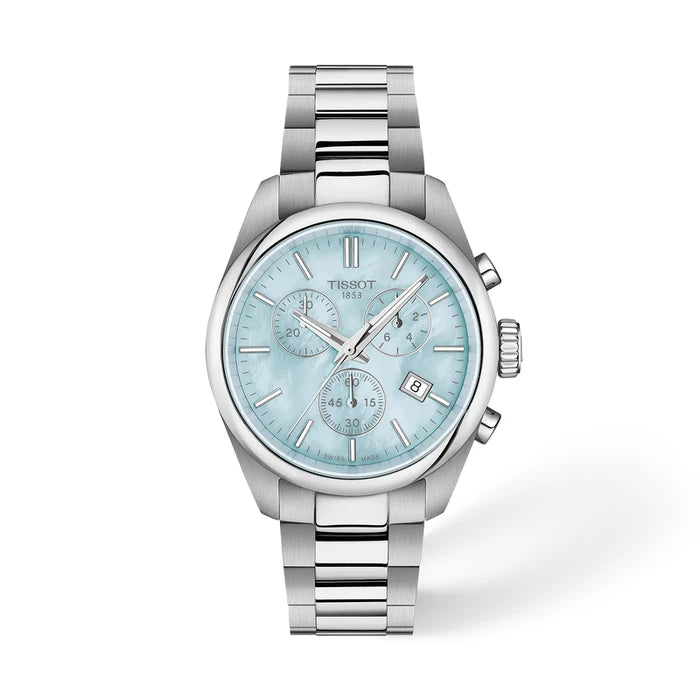 Tissot PR 100 36mm Blue mother-of-pearl Women's Watch T1502171113100_1