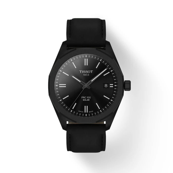 Tissot Prc 100 Solar 39Mm T1514223605100 Black Men's Watch_1