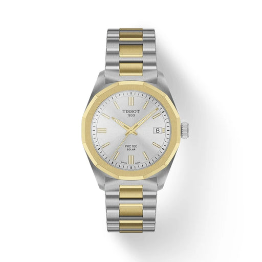 Tissot Prc 100 Solar 34Mm T1518222203100 Silver Unisex Watch_1