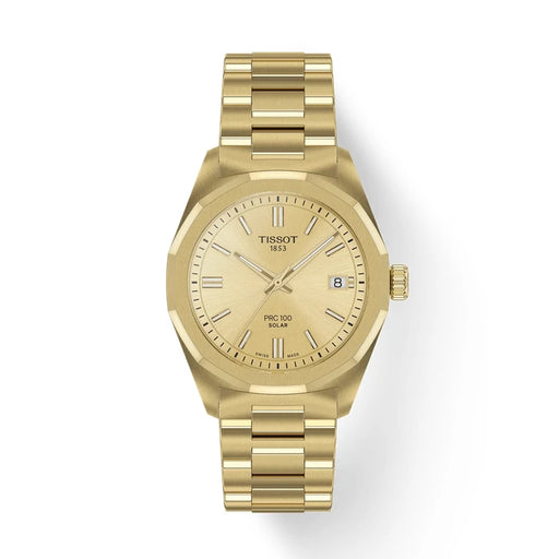 Tissot Prc 100 Solar 34Mm T1518223302100 Champagne Women's Watch_1