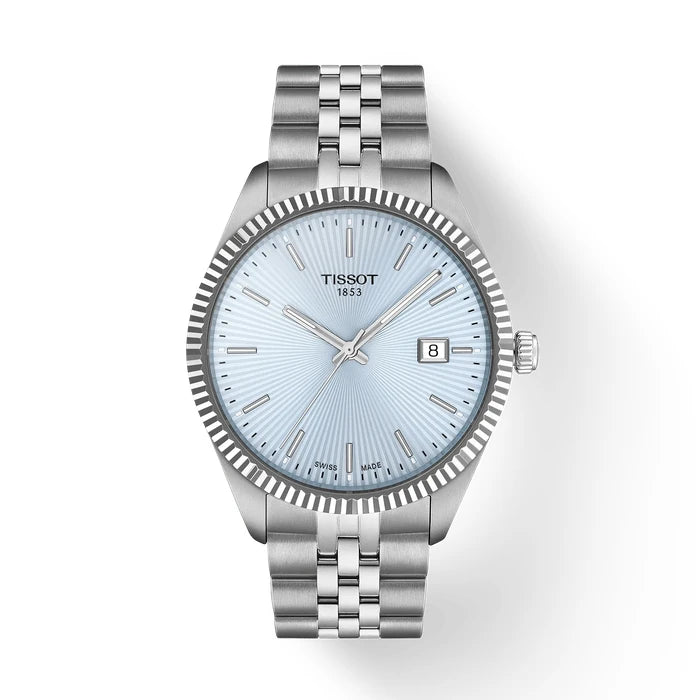 Tissot Ballade 40Mm T1564101135100 Ice blue Men's Watch_1