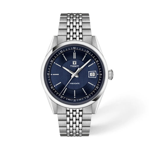 Tissot Visodate 39mm Blue Men's Watch T1574071104100_1