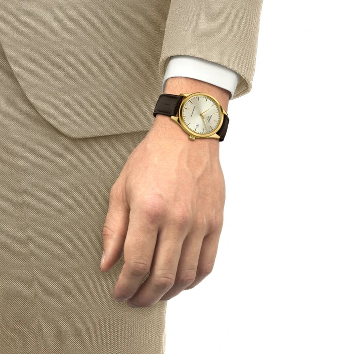 Tissot Classic Dream 40Mm T1584073626100 Ivory Men's Watch_5