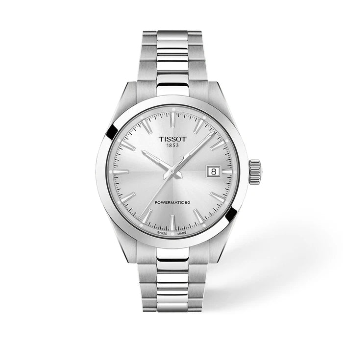Tissot Gentleman 38mm Silver Men's Watch T1658071103100_1