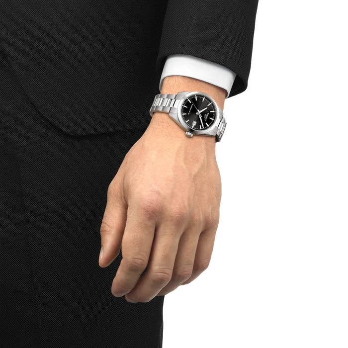 Tissot Gentleman 38mm Black Men's Watch T1658071105100_5
