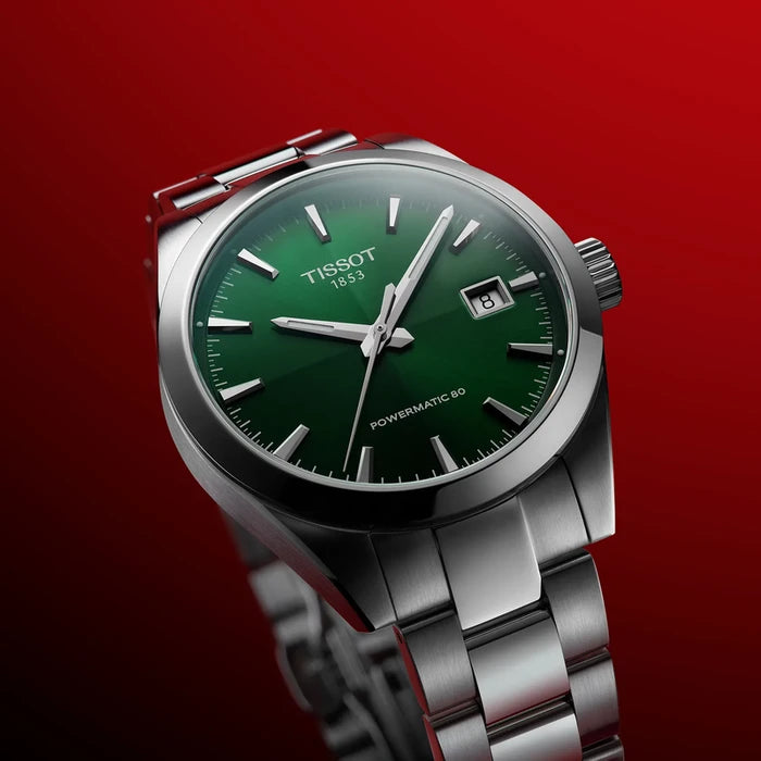 Tissot Gentleman 38mm Green Men's Watch T1658071109100_6