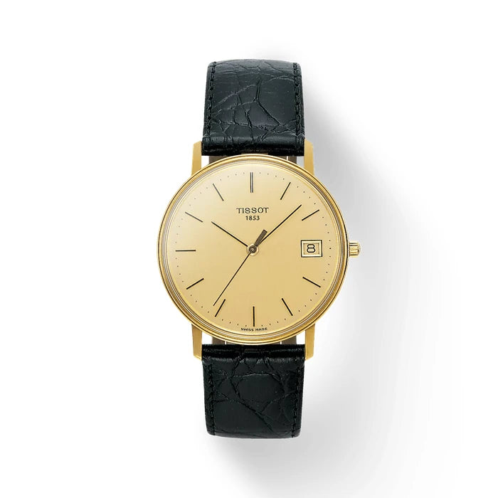 Tissot Goldrun Hesalite Gold 33.7Mm T71340121 Champagne Unisex Watch_1