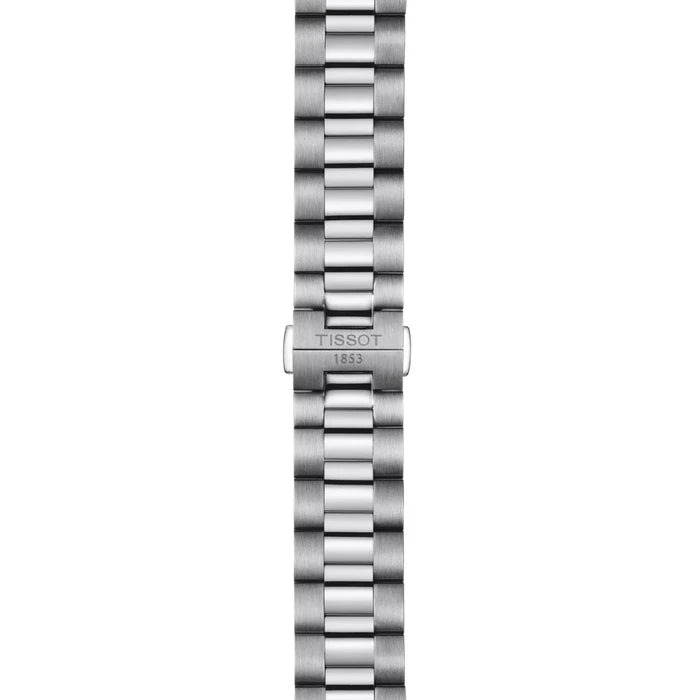 Tissot Gentleman Gold Bezel 40mm Silver Watch T9274074103101