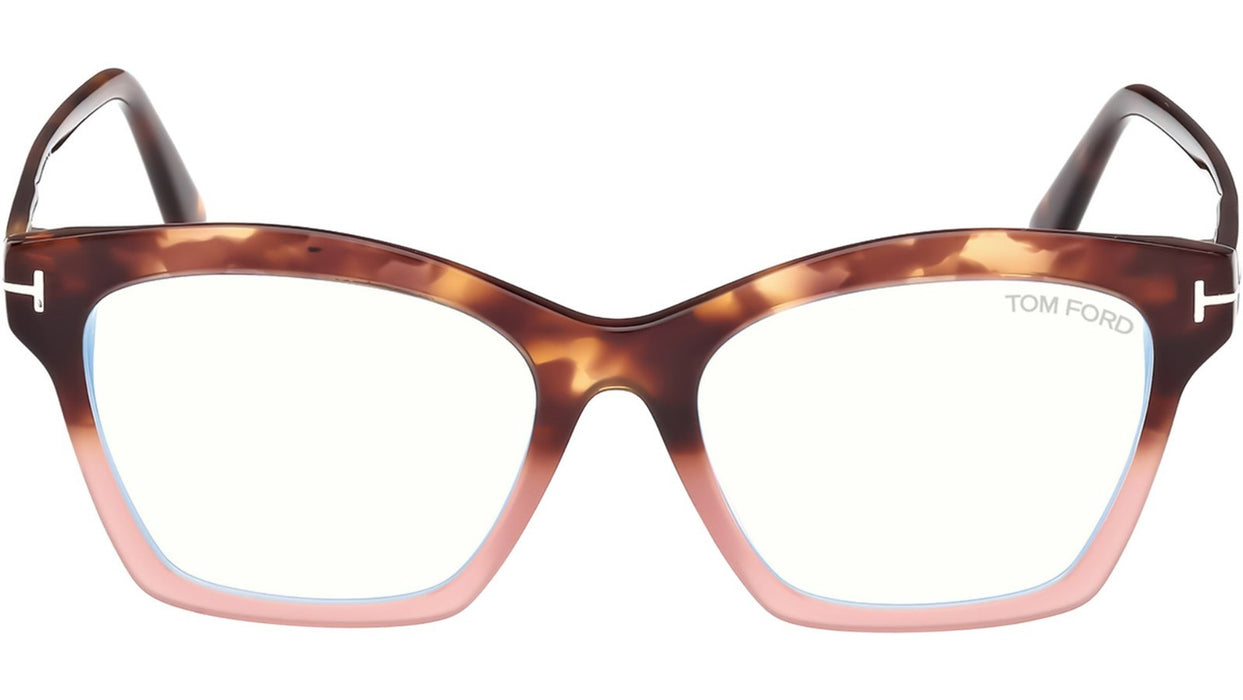 Tom Ford Havana Square Frames 53mm FT5965-B 055
