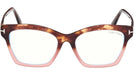 Tom Ford Havana Square Frames 53mm FT5965-B 055