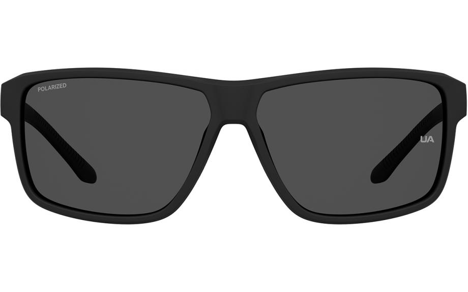 Under Armour UA Kickoff/F 003M9 Matte Black Full Rim Rectangular Sunglasses