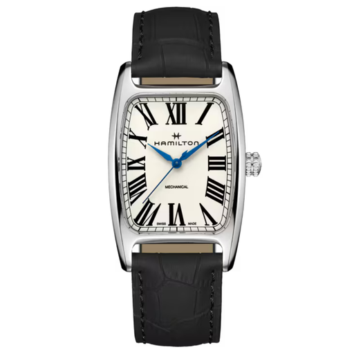 Hamilton Boulton Mechanical Black Leather Men's Watch H13519711 Hamilton