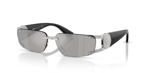 Versace Silver Rimless Men’s Sunglasses 0VE2291 10016G