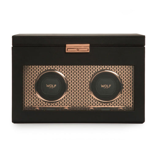 double watch winder with storage