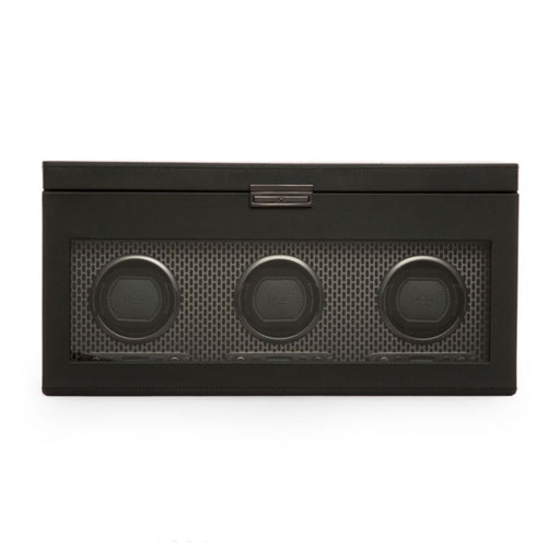 triple watch winder with storage