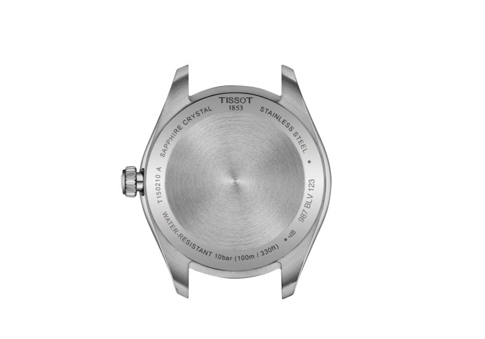 Tissot  PR 100 Quartz 34mm Mother of Pearl Diamond Dial Steel Women's Watch T1502101111600