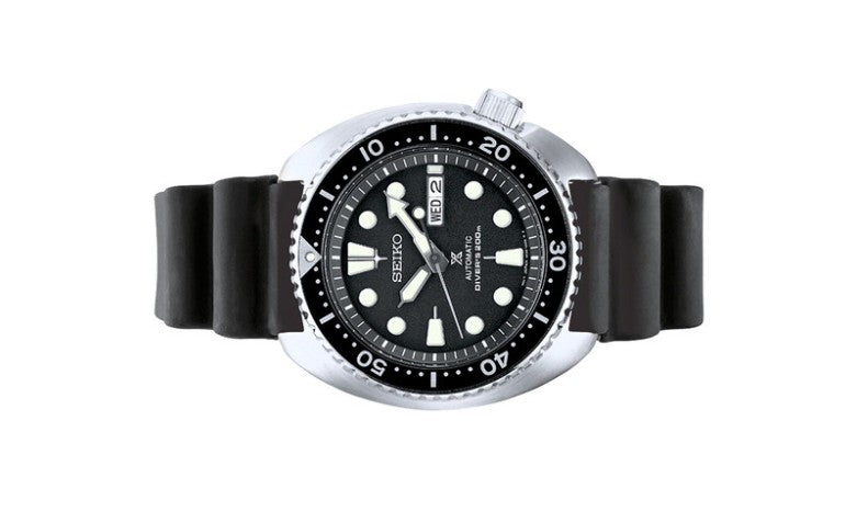 Seiko Prospex Sea Automatic Diver Black Silicone Strap Men's Watch SRPE93