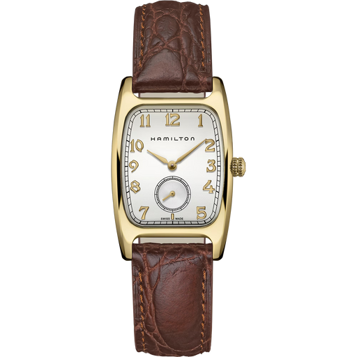 Hamilton Boulton Quartz White Dial Brown Leather Men’s Watch H13431553