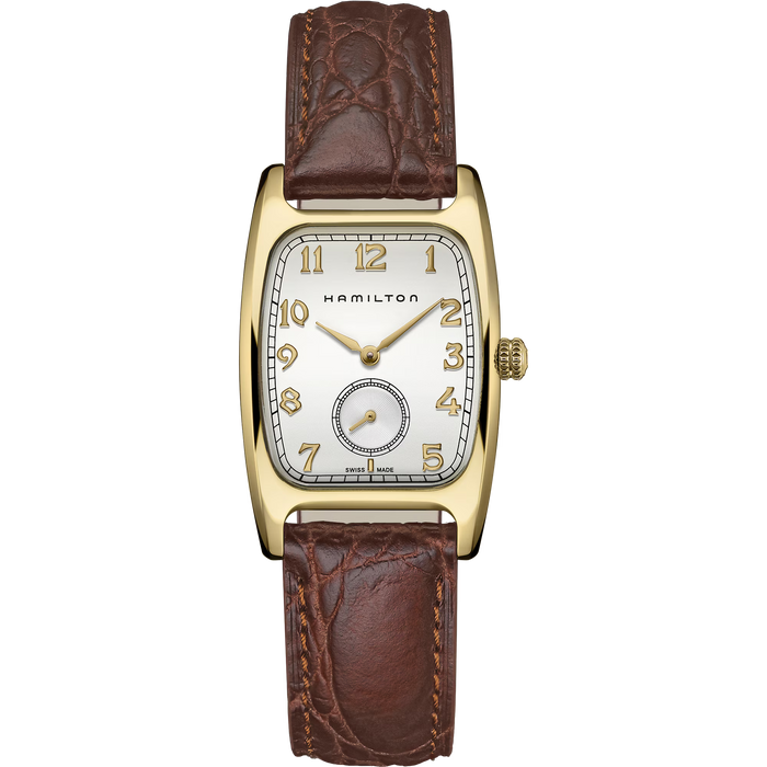 Hamilton Boulton Quartz White Dial Brown Leather Men’s Watch H13431553