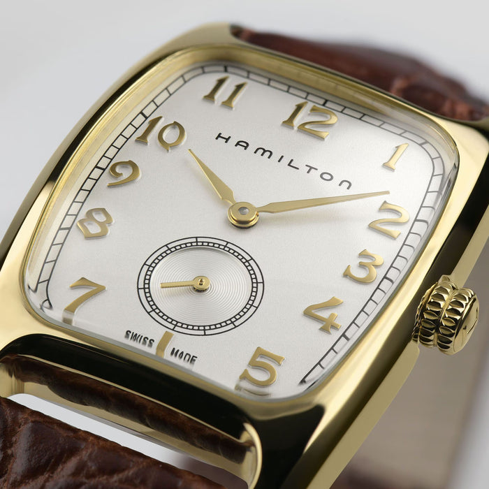 Hamilton Boulton Quartz White Dial Brown Leather Men’s Watch H13431553